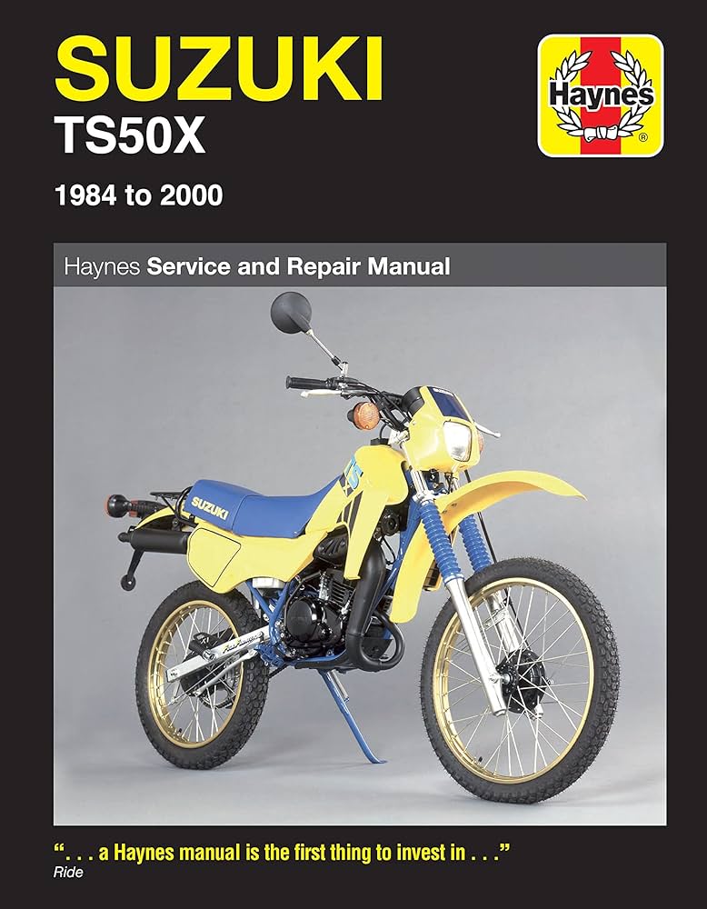 TBS50年史　非売品 Suzuki TS50X (1984-99) Service and Repair Manual (Haynes